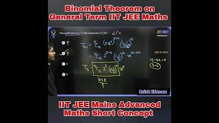 Finding the Coefficient of x⁵ in Binomial Expansion | JEE Mains PYQ  #MathsTricks #iitjeemaths