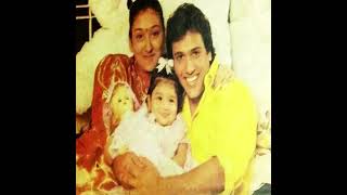 govinda wife and family photo 😍💚lifestyle, childhood, daughter #govinda