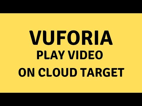Vuforia Cloud Target Video Playback Unity 3D