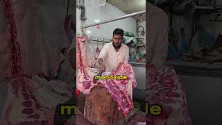 "The Truth Behind Red Raw Meat Color🥩" #foodscience