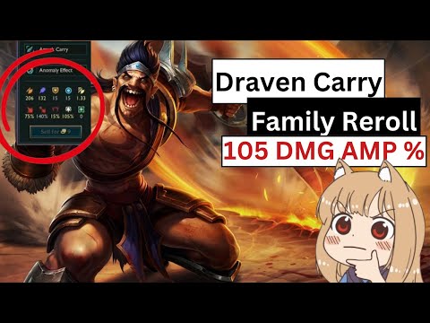 Draven Carry Family Reroll | 105% DMG AMP | TFT Set 13