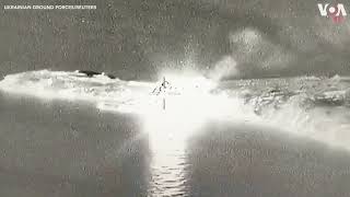 烏克蘭用無人機摧毀俄羅斯軍艦和導彈系統