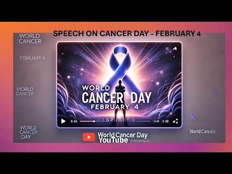 World Cancer Day speech in English #Feb4 Speech  #speech #shorts