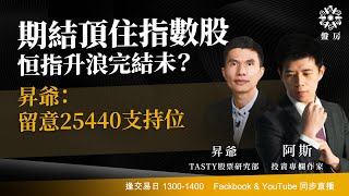 TASTY 盤房 Live 2025-07-28 | 港股財經直播 | 即市分析