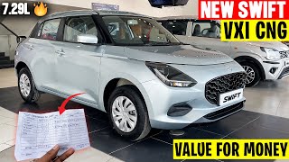 New Maruti Suzuki Swift Vxi Cng 2025 Full Detailed Review with On road Price🔥