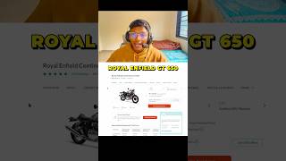 Royal Enfield GT 650 Monthly EMI 🤯