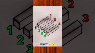 How is This Possible....🤯🤔❓#drawing​ #shorts​ #3d​ #trending​