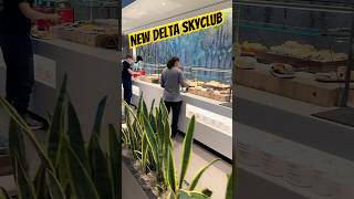 ⭐️New Delta SkyClub: ATL Concourse D #travellife #travel #deltaskyclub #airportlounge #travelshorts
