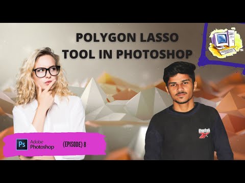 Polygon Lasso Tool In Photoshop CC 2015 or 7 0 (Ep) 8 #Photoshop #SmartComputax #SirAreeb Hindi
