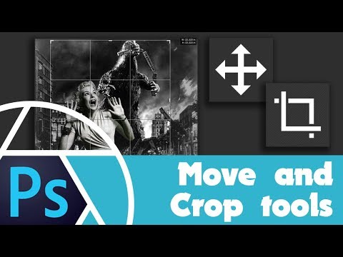 Photoshop - Move and Crop tools