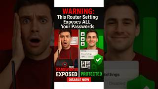 WARNING: This Router Setting Exposes ALL Your Passwords #shorts