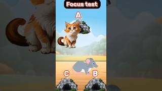 FOCUS TEST #trending #focustest #ytshorts #viralvideo #youtubeshorts #viralreels #cat #rat