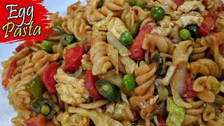 Egg Pasta Recipe in Bengali - ডিম দিয়ে স্পাইসি পাস্তা রান্না - Home Made Spicy Egg Vegetable Pasta