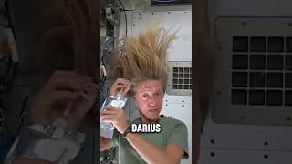How do Astronauts Use the shower in space? #short #fact #quickfacts #quickmind