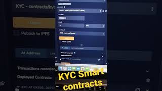 KYC Smart contracts #blockchainproject #dapp