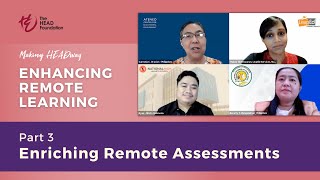 Part 3: Enriching Remote Assessments | Enhancing Remote Learning | Making HEADway