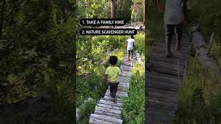Try these THIS WEEKEND - do something outside with your kids!  #kidsplayingoutside #getoutside