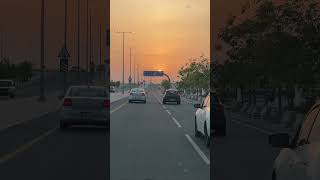 “Chasing Sunsets” ##SunsetVibes #EveningGlow #NatureLove #PeacefulMoments #SkyMagic