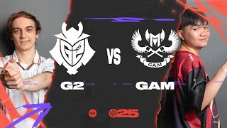 G2 vs GAM, L’EUROPE AU BORD DU GOUFFRE (MSI 2025)