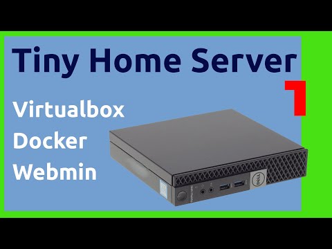 build a home lab server with Virtualbox, Webmin and Portainer