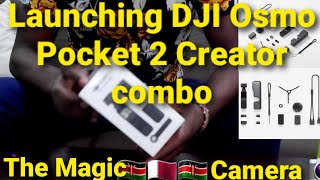 Launching The DJI Osmo Pocket 2 Creator combo Action Camera 📸 🇰🇪🇶🇦🇰🇪 #VNSquare