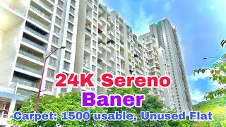 Baner Pune Resale 3bhk Flat For Sale | ready to move 3bhk | unused Flat Premium Project 24 K Sereno