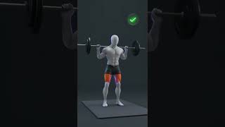 🔥 Barbell Squats: Are You Doing Them Right? |#short #workout #fit #youtubeshort #shortfeet
