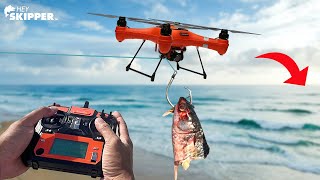 Easy Drone Fishing + Huge Catches! (SwellPro Drone  Fishing Tutorial + Giveaway!)