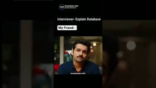 "What is a Database?" Interview Moment 😱 | Virtual Mentors SOIT.