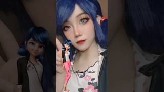 Miraculous cosplay boy and girl singing sim papa palu vila cartoon vs reality #trending#mlb#shorts