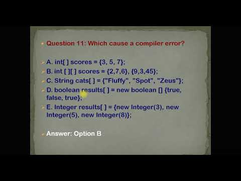 Java MCQ questions and answers on java explained|