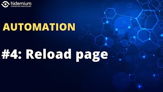 Tutorial #4: Reload page