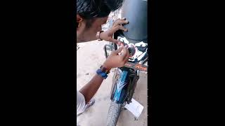 Hero Passion Pro headlight modified #shorts