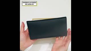 SWORD PLAYER 莎普爾 荔枝紋牛皮長夾／真皮皮夾／11卡長夾 (3208)【威奇包仔通】