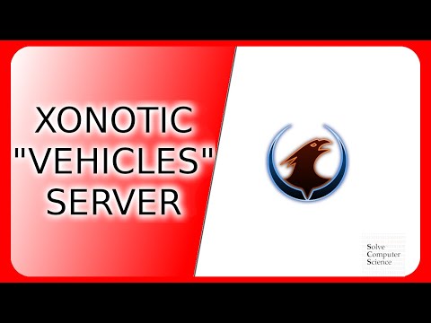 Xonotic: playing on the "Vehicles" server