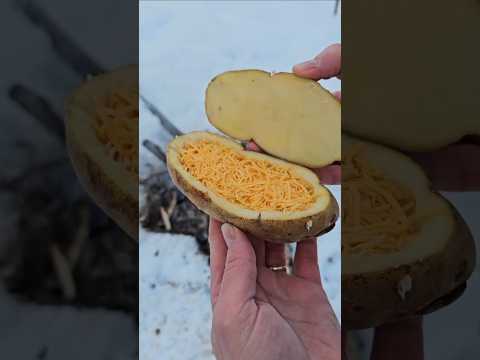 Cool camp meal you can make with potatoes, eggs, and cheese