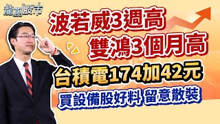 20250606 波若威3週高 雙鴻3個月高 台積電174加42元 買設備股好料 留意散裝｜運達投顧 吳官隆分析師【龍創股市】