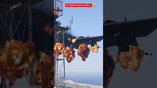 B2 Spirit Engine Failure 🤯 | USA | #shortsfeed #usa #airstrike #b2bomber #fighterjet #crash #shorts
