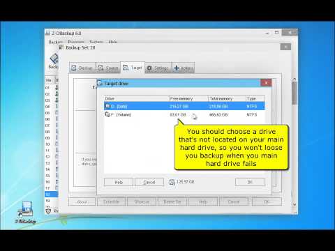 System Image Backup with Z-DBackup Freeware