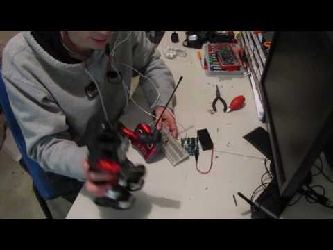 The Mind Controlled Moon Walking Robot