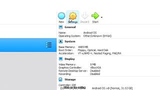 Tutorial how to install Android OS on Virtualbox