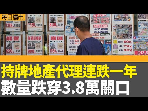 每日樓市｜持牌地產代理連跌一年 數量跌穿3.8萬關口 ｜市場料5月至少4盤登場｜本港首季經濟預估增長3.1%，分析料第二季經濟會轉弱│28Hse特約 : 每日樓市│HOY TV資訊台 │ 有線新聞