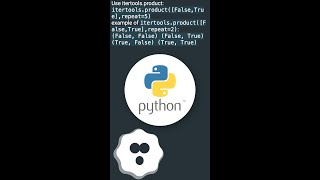 Creating a matrix of options using itertools #shorts