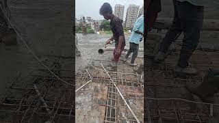 jointing the concrete pump line #construction #Rmc