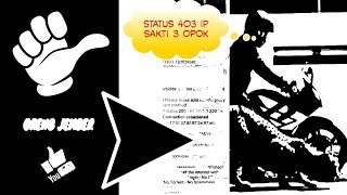 Tri oPoK/sawer status 403