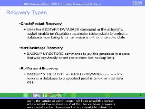 Chapter 10(5) - Database recovery