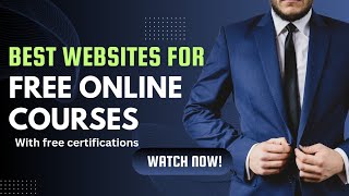 Best Websites for Free Online Courses in 2024  |#free online courses #codetechprofessor.