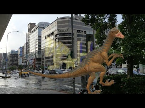 2021-09-21 Taipei Street View，本日出去遇到下大雨，沒有帶雨傘，還好只是類似雷陣雨，30分鐘後就比較沒雨了。