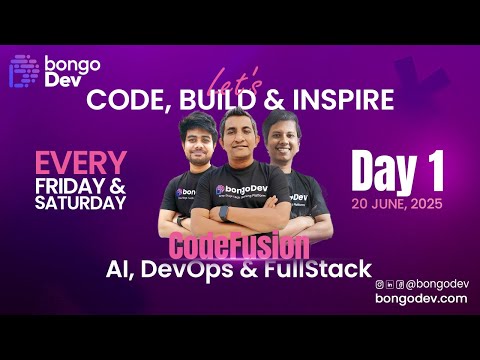 CodeFusion Bootcamp by bongoDev - Day1 | Say Hi To Full Stack Software Engineering