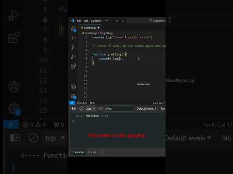 Function in javascript #javascriptfunctions  #javascriptinterview  #coding #shorts #shortvideo